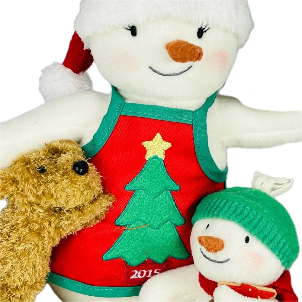 Hallmark‎ TIME FOR COOKIES 2015 Jingle Pals Plush Motion Sound Snowmen Dog Video